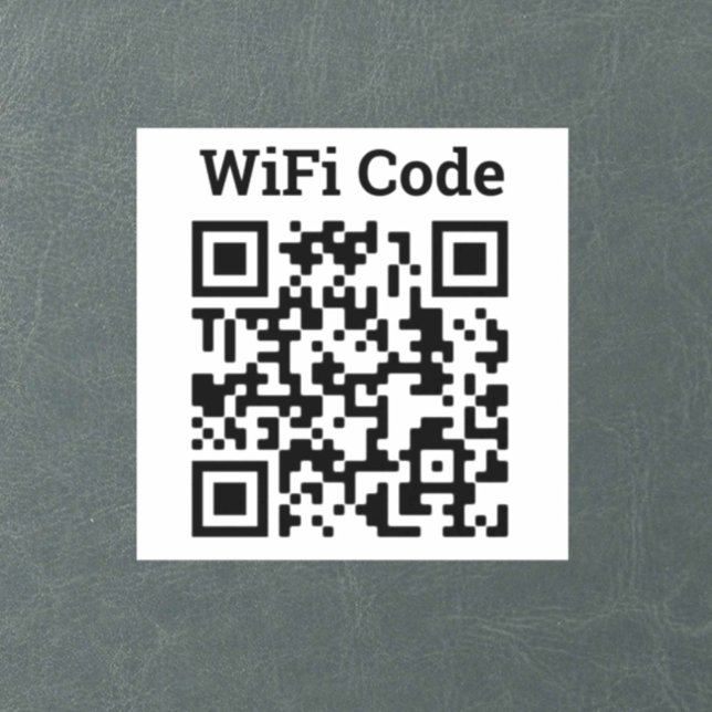 Pegatina de código QR Wifi (Subido por el creador)
