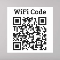 Pegatina de código QR Wifi