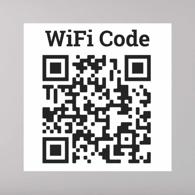 Pegatina de código QR Wifi (Subido por el creador)