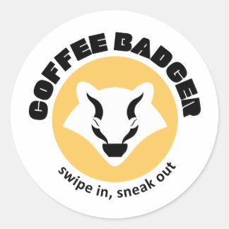 Pegatina de Coffee Badger