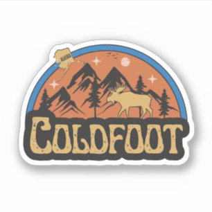 Pegatina de Coldfoot, Alaska