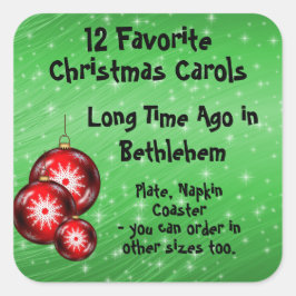 Pegatina de colección 12 villancicos favoritos - 1