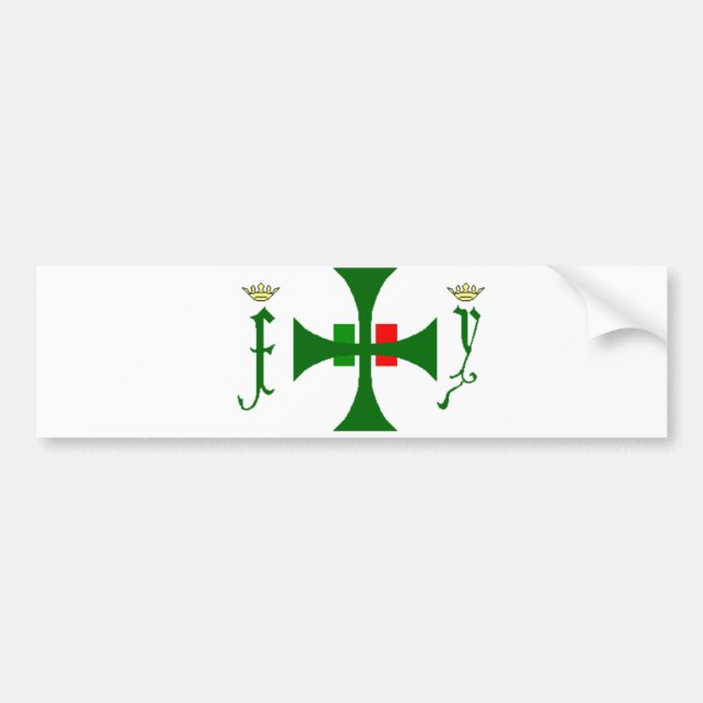 Pegatina de Columbus del italiano (Frente)
