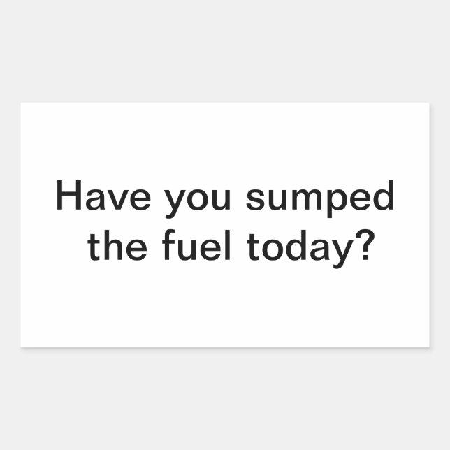 Pegatina de combustible (Anverso)