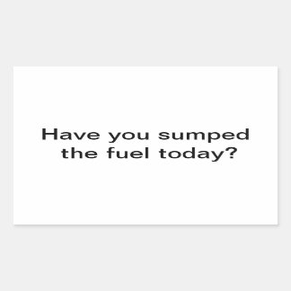 Pegatina de combustible