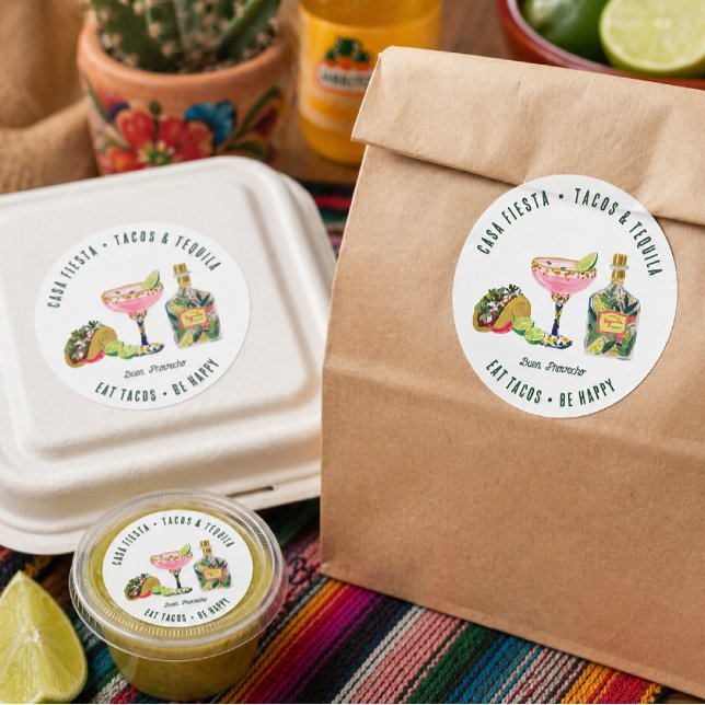 Pegatina de comida para llevar de tacos | Etiqueta (Subido por el creador)