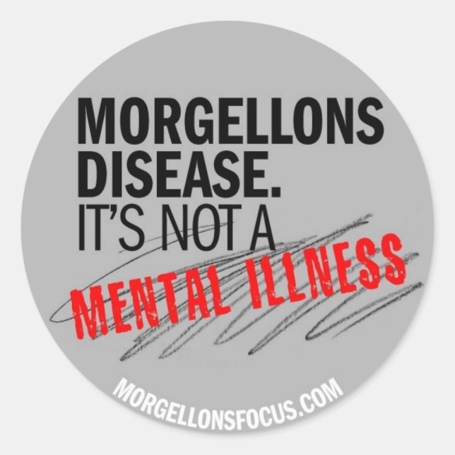 Pegatina de conciencia - Gris (Anverso)