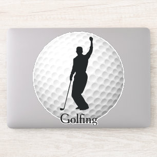 Pegatina de Concurso de Diseño de Pelota de Golf
