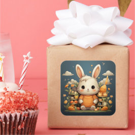 Pegatina de conejito