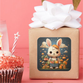 Pegatina de conejito