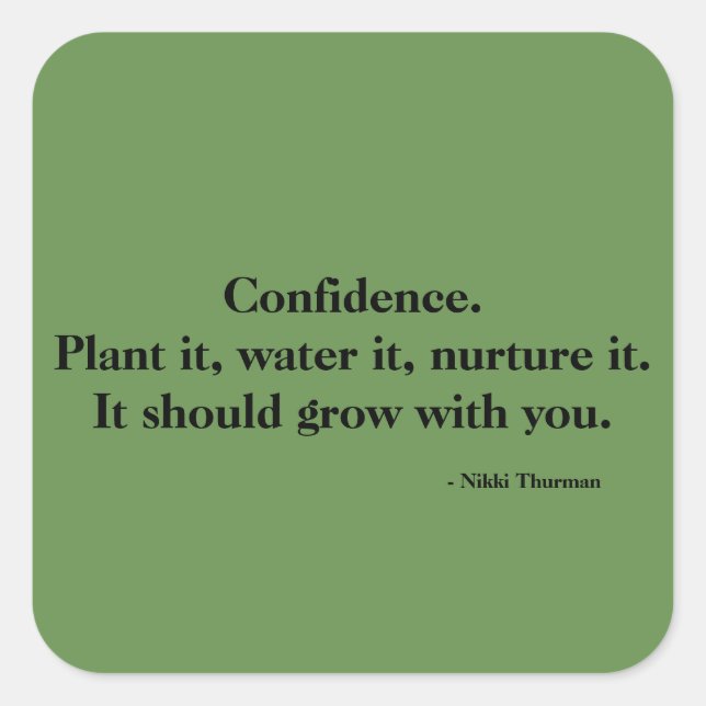 Pegatina de confianza (Anverso)