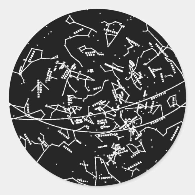 Pegatina de constelación (Anverso)