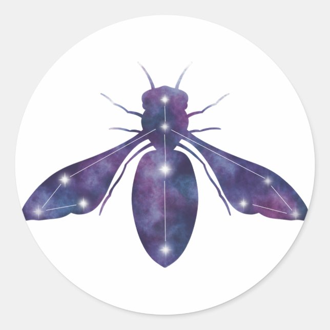 Pegatina de constelación de abejas (Anverso)