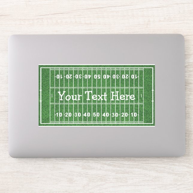 Pegatina de contorno de diseño de campo de fútbol (Ordenador)