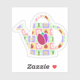 Pegatina de contorno de parches de primavera