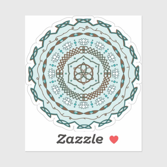 Pegatina de contorno de toga de Lotus (Hoja)