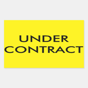 PEGATINA DE CONTRATOS para Rótulo inmobiliario