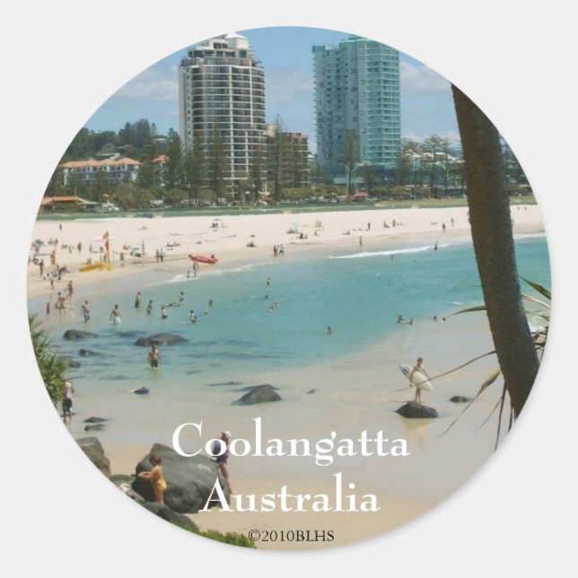 Pegatina de Coolangatta (Anverso)