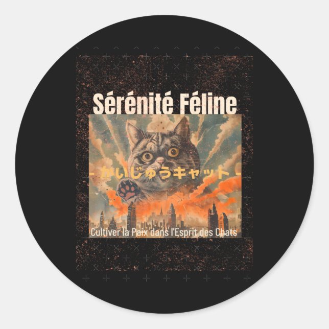 Pegatina De Copie De Meow Wellness (Anverso)