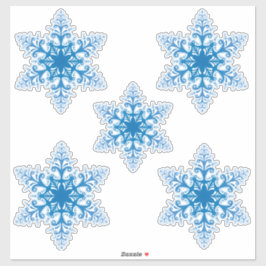 Pegatina de copos de nieve