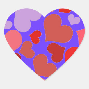 Pegatina de corazón