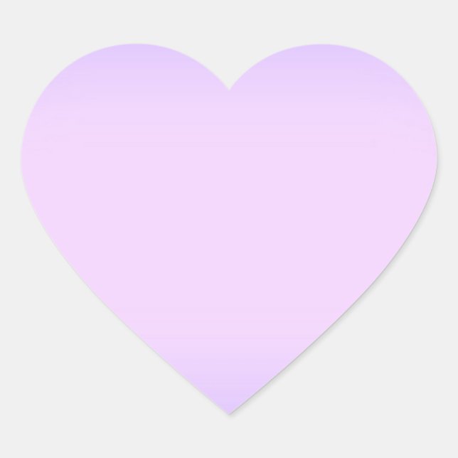 Pegatina de corazón de lavanda rosa (Anverso)