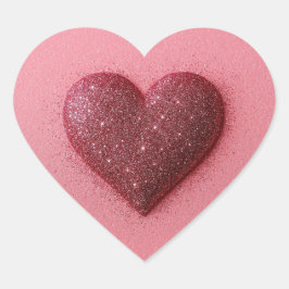 Pegatina de corazón dentro de un corazón.