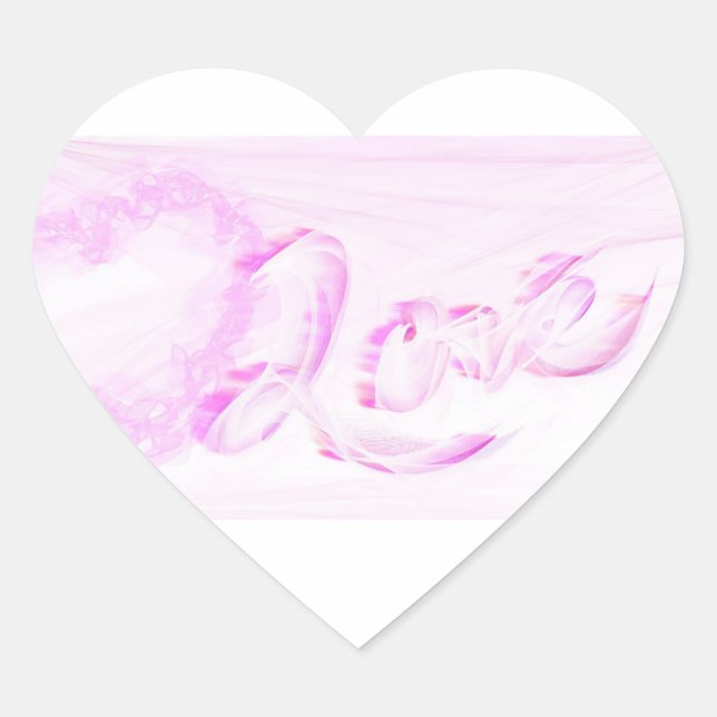 Pegatina de corazón madre (Anverso)