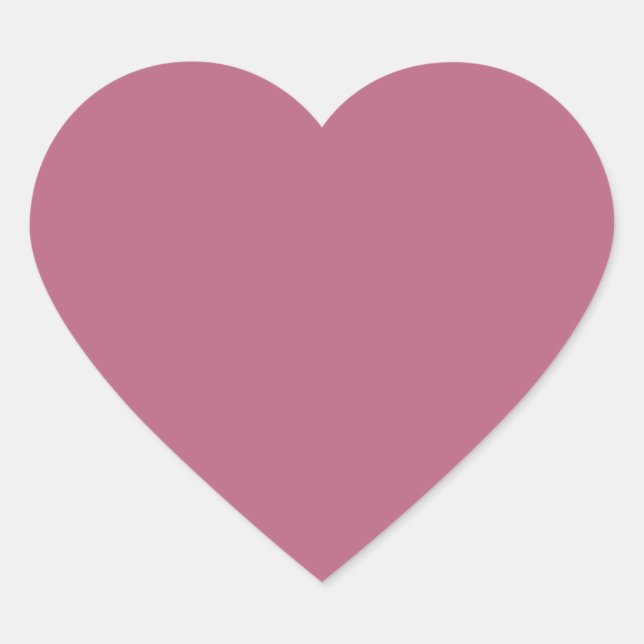 Pegatina de corazón malva (Anverso)