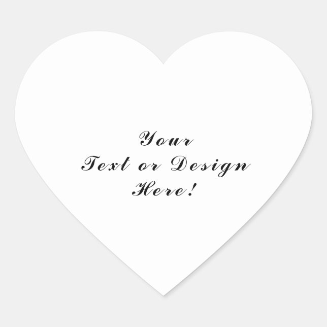 Pegatina de corazón personalizado Agregar su texto (Anverso)