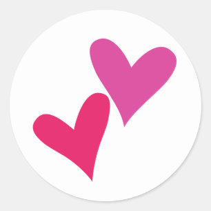 Pegatina de Corazones y Amor