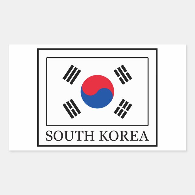 Pegatina de Corea del Sur (Anverso)