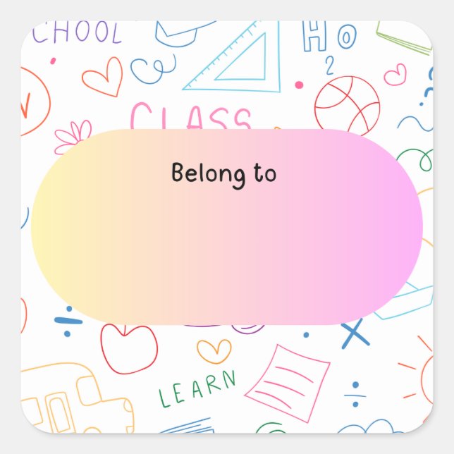 Pegatina de corte (Anverso)