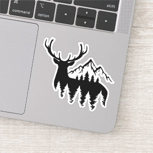 Pegatina de corte de la muerte de la caza al aire