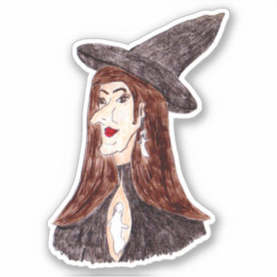 Pegatina de corte de Personalizado de brujas