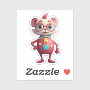 Pegatina de corte de Personalizado de caracteres q