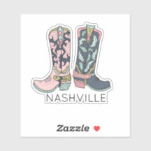 Pegatina de corte de Personalizado de Nashville