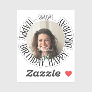 Pegatina de corte de Personalizado minimalista