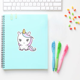 Pegatina de corte de Personalizados de unicornio