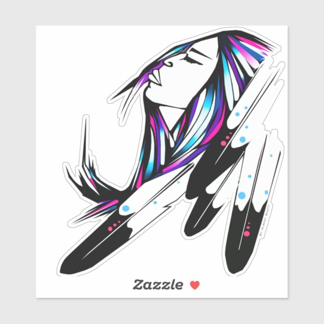 Pegatina de corte de vinilo eléctrico (Hoja)