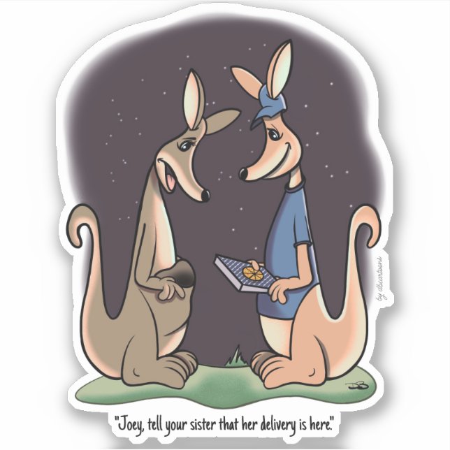 Pegatina de corte del Personalizado de entrega (Anverso)