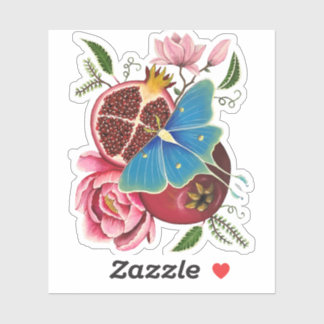 Pegatina de corte láser para granado y luna