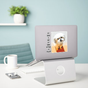 Pegatina de corte personalizado para perro Malshi