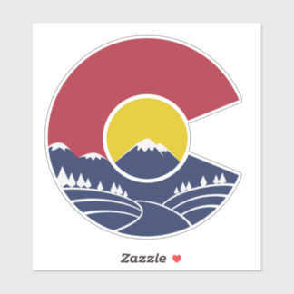 Pegatina de corte Personalizado Rocky Mountain Col