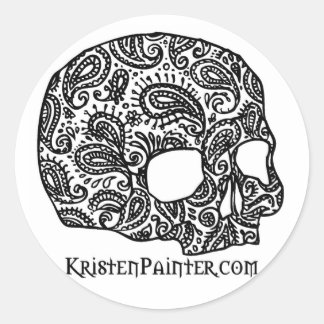 Pegatina de cráneo