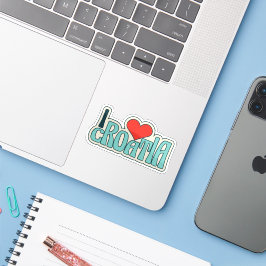 Pegatina de Croacia – Diseño Patriótico