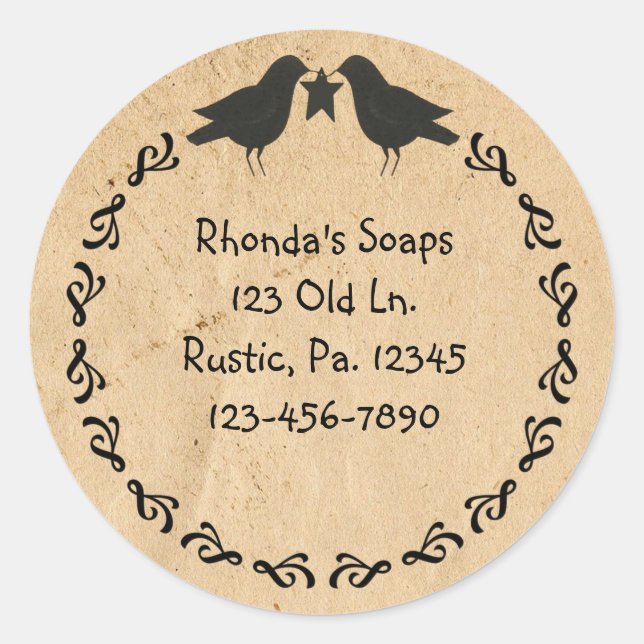 Pegatina de Crows Primitivo (Anverso)