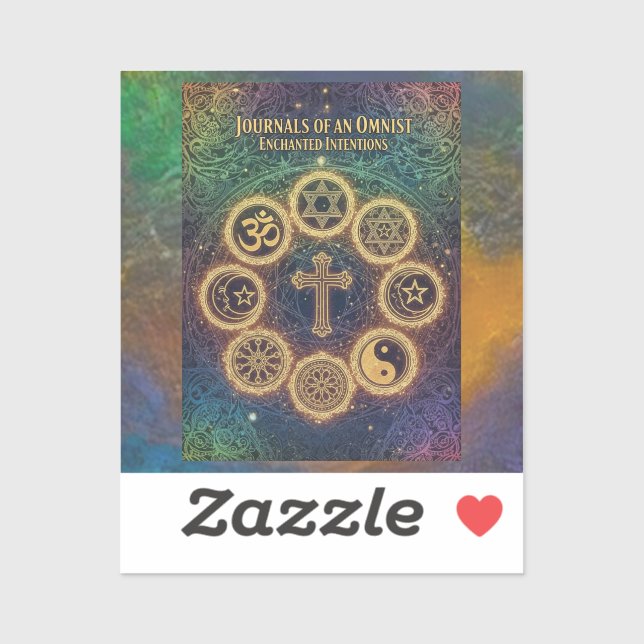 Pegatina de cubierta de intención encantada (Hoja)