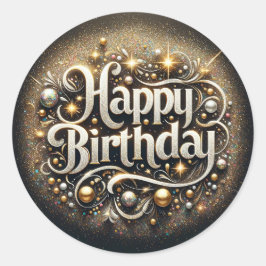 Pegatina de cumpleaños
