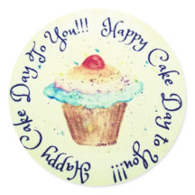 Pegatina de cumpleaños